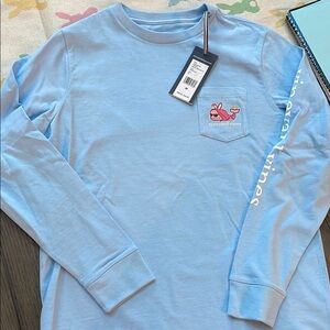 Easter!! Vineyard Vines Easter Light Blue Long Sleeve Tee